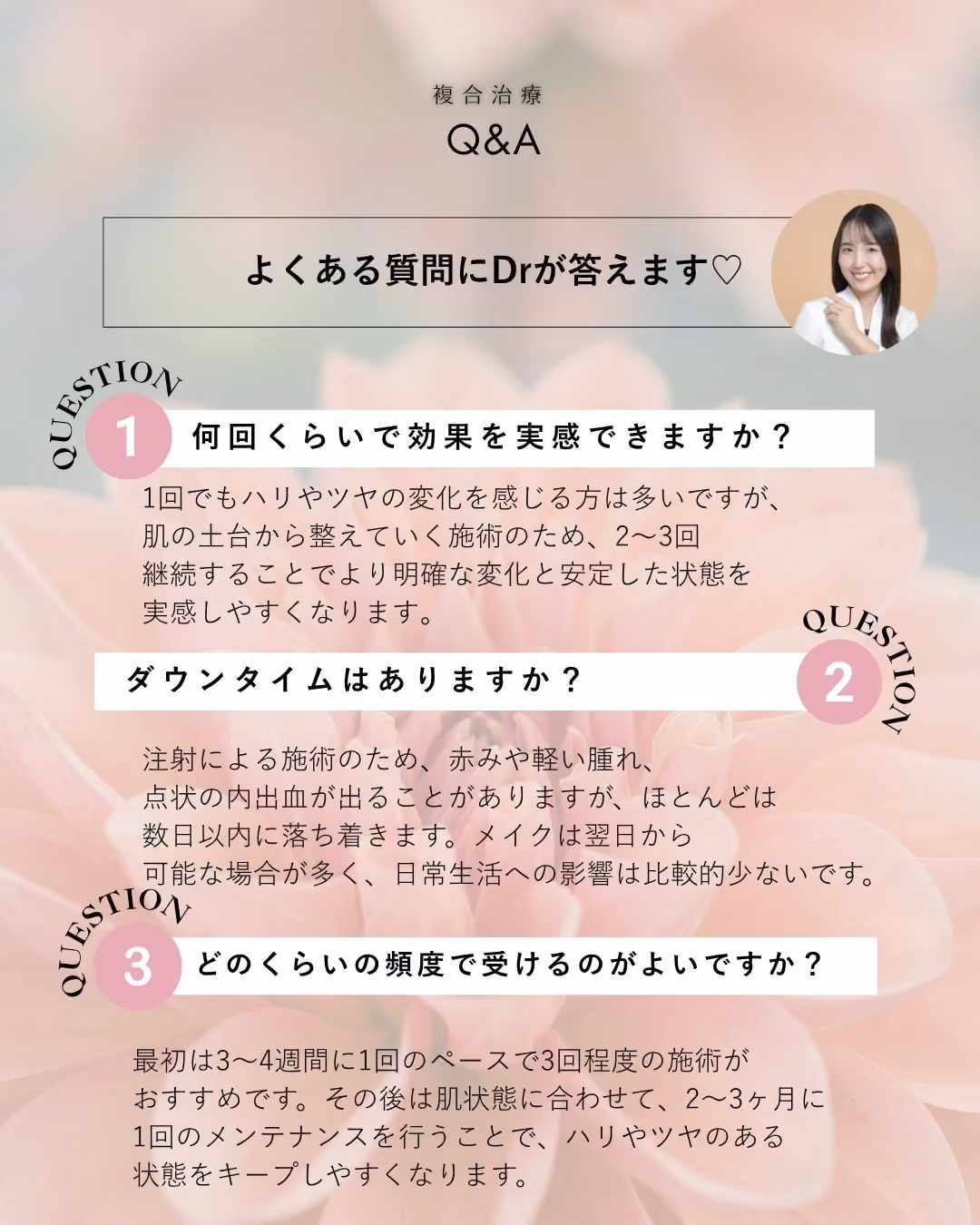 ダウンタイム・アフターケアのご案内